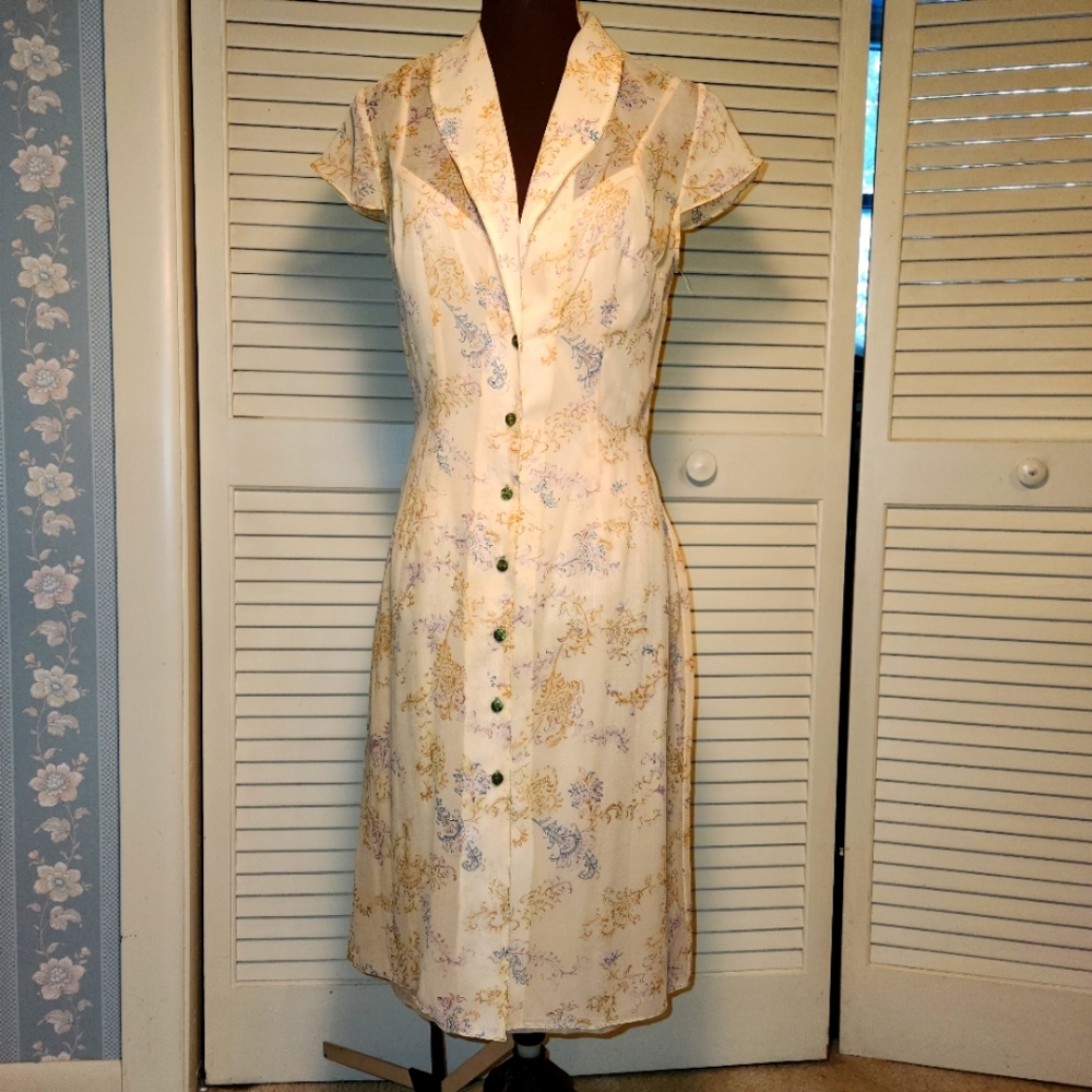 Summer Silk dress. Sz 4
